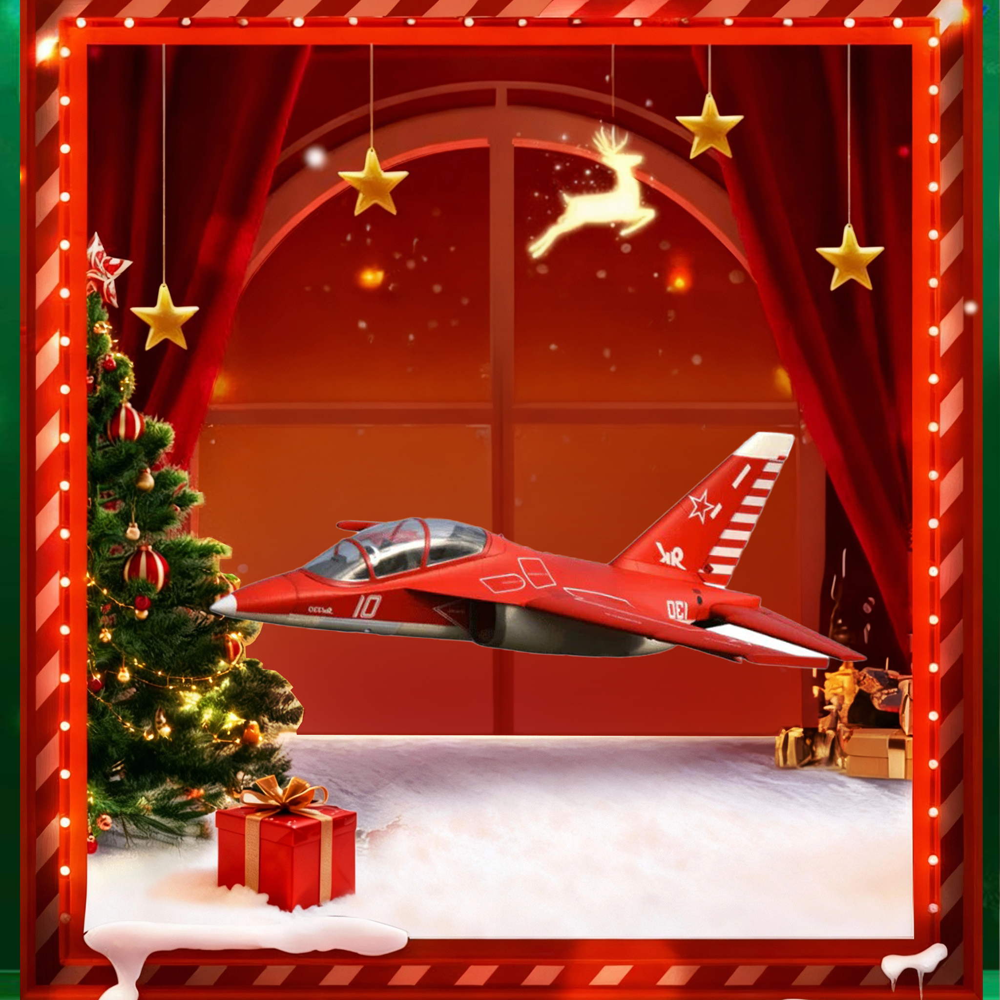 FMS 70mm YAK-130 EDF Jet V2 PNP Red