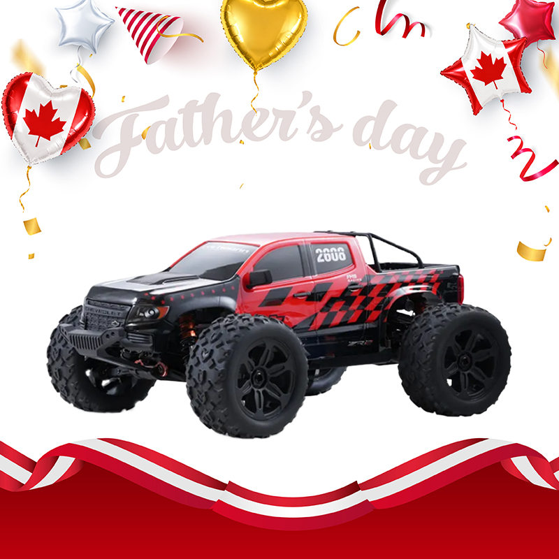 FMS 1:10 FMT10 Chevrolet Colorado Basher RS Brushless Monster Truck-FMS11021RSRD-BK(Only Shipped to Canada)