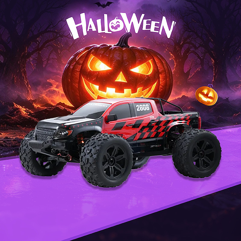 FMS 1:10 FMT10 Chevrolet Colorado Basher RS Brushless Monster Truck-FMS11021RSRD-BK
