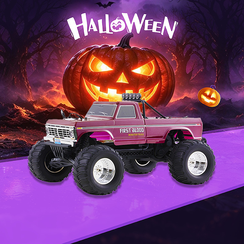 FMS 1:10 Ford F-100 RS / RTR Brushed Monster Truck-FMS11023RTRHR