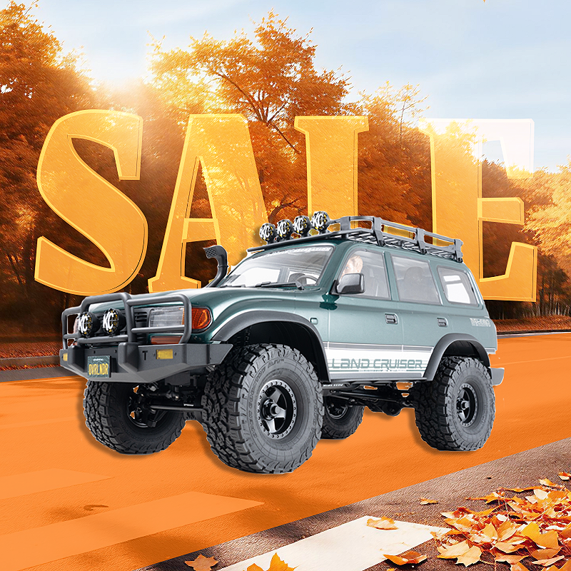 FMS 1:10 FCX10 OVR LC80 Brushless RS RC Crawler-FMS11042RSGN-BL