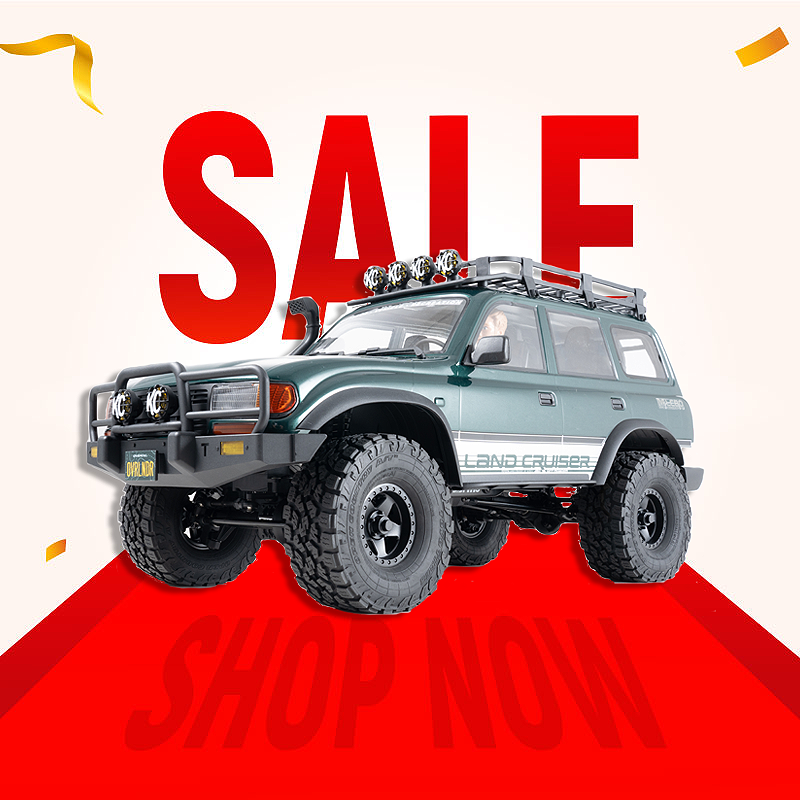 FMS 1:10 FCX10 OVR LC80 Brushless RS RC Crawler-FMS11042RSGN-BL