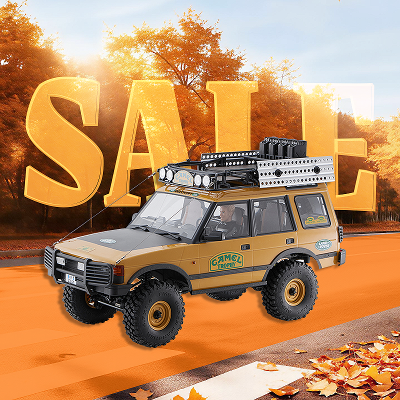 FMS 1:10 FCX10 Land Rover Camel Trophy Edition RS RC Crawlers