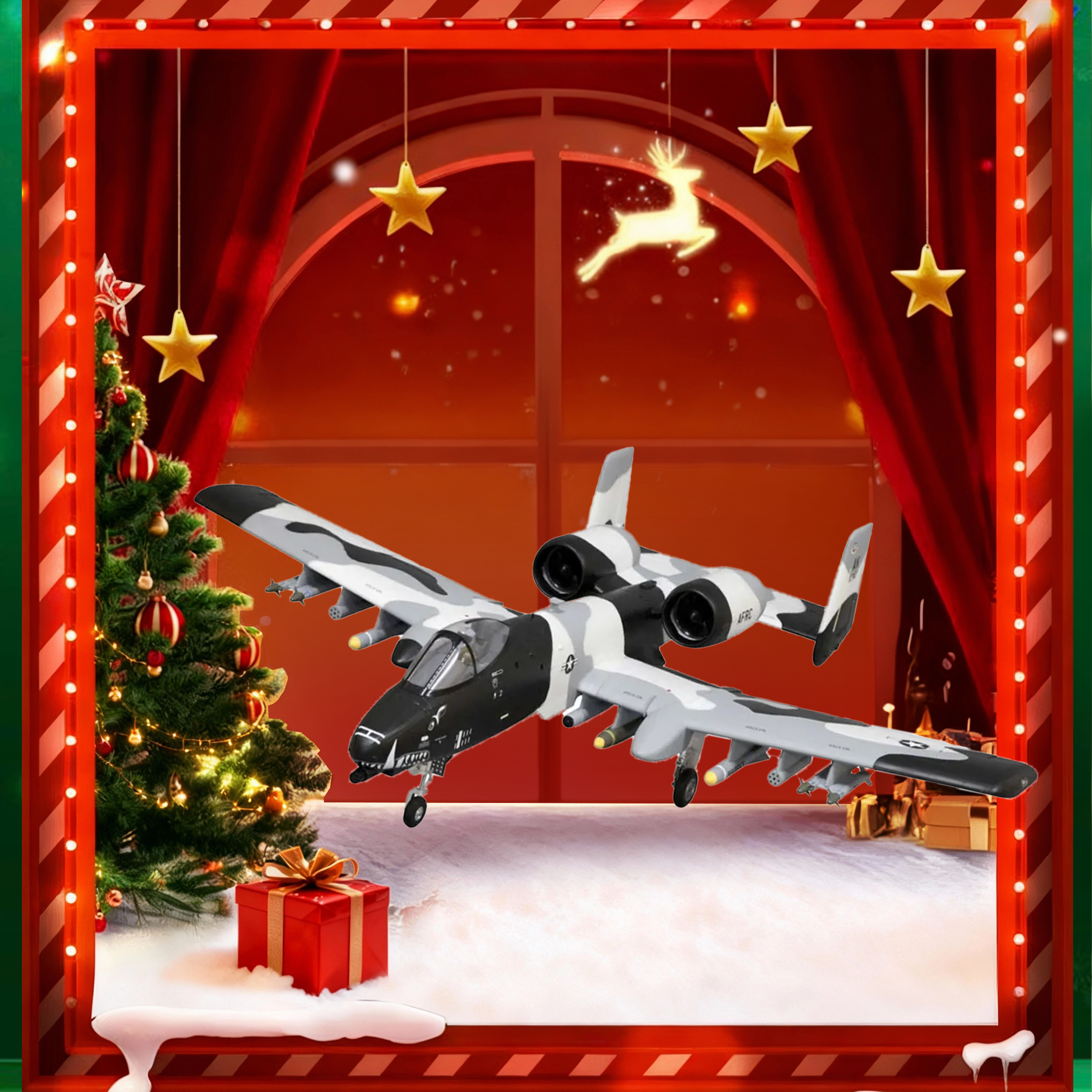 FMS Twin 70mm A‑10 Thunderbolt II V2 PNP EDF Jet 