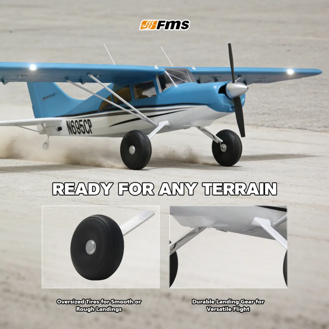 FMS 1500mm Maule Civil PNP / RTF w/ Floats-FMS114PF