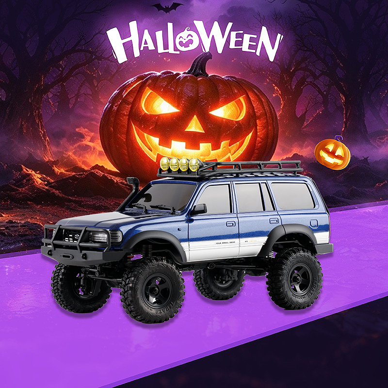 FMS 1:18 FCX18S Toyota Land Cruiser 80 V2 S RTR Brushed Rock Crawler-FMS11831RTRYLV2S