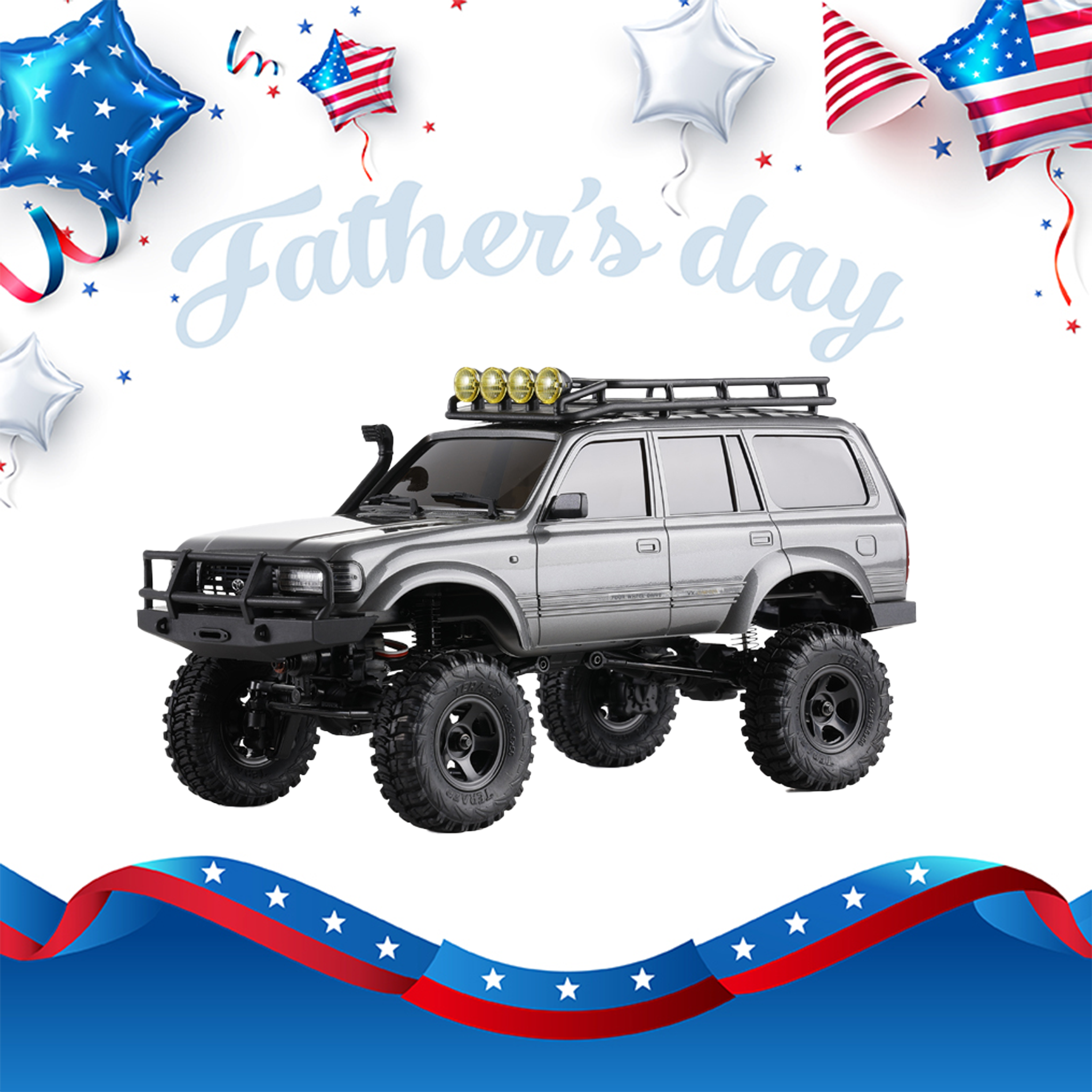 FMS 1:18 FCX18S Toyota Land Cruiser 80 S RTR Rock Crawler