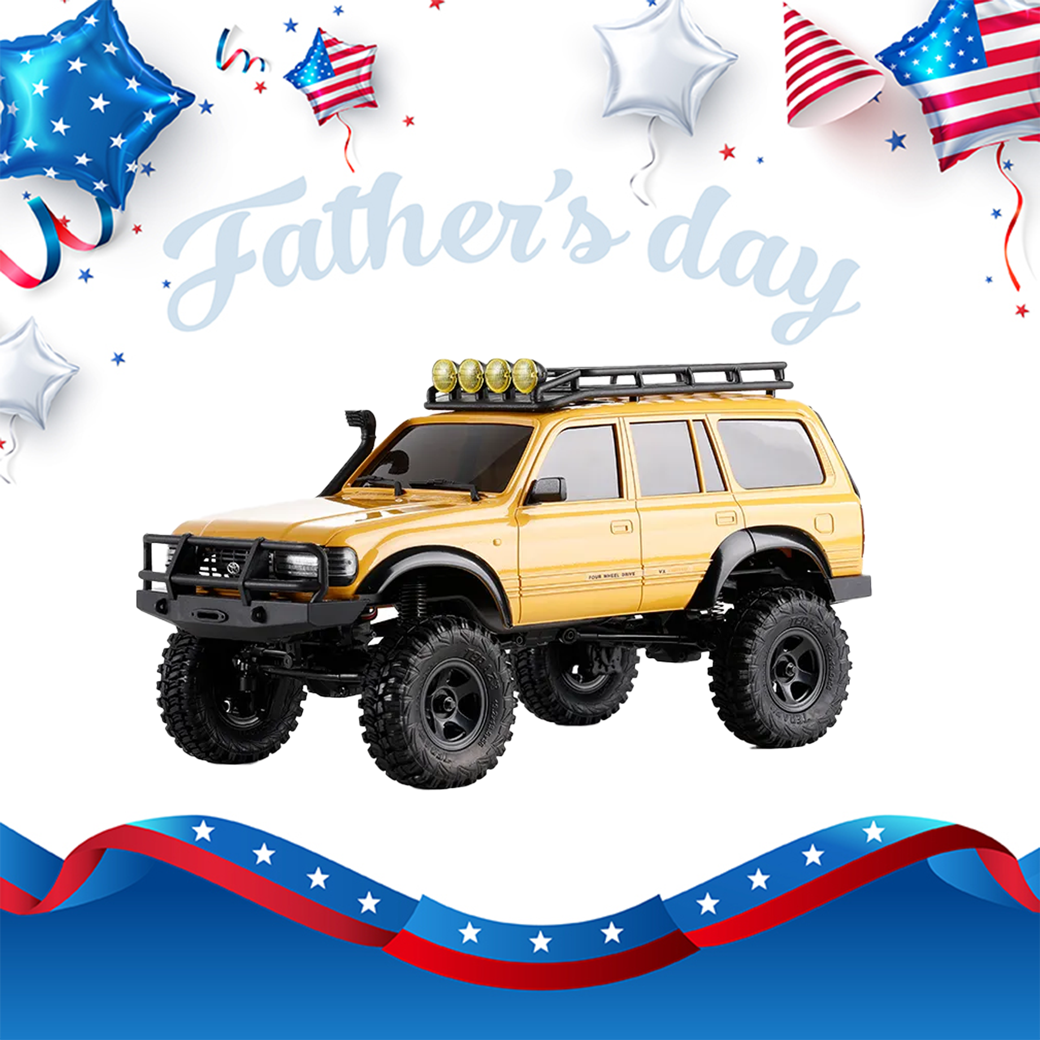 FMS 1:18 FCX18S Toyota Land Cruiser 80 S RTR Rock Crawler