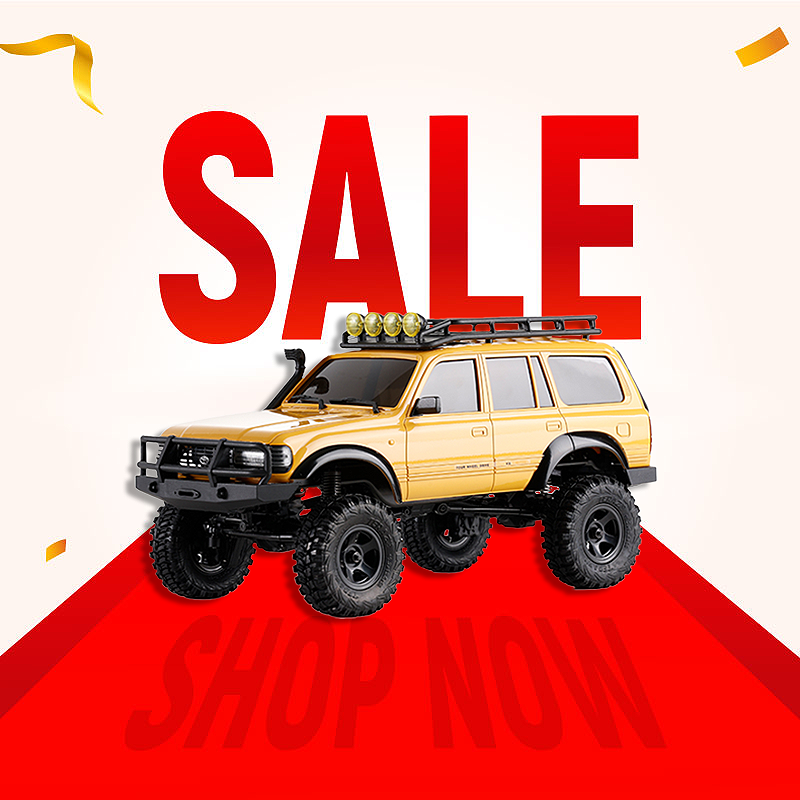 FMS 1:18 FCX18S Toyota Land Cruiser 80 S RTR Rock Crawler-FMS11831RTRYLV2S/FMS11831RTRBUV2S/FMS11831RTRGYV2S