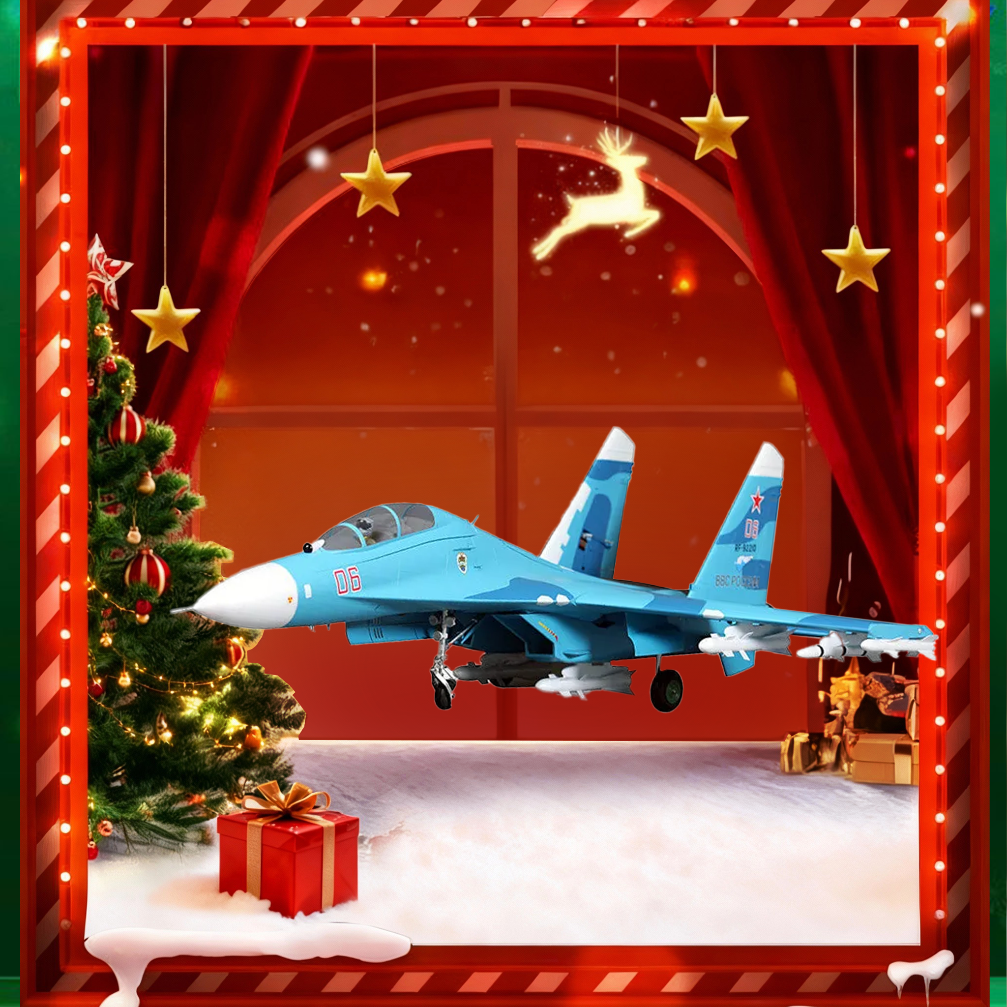 FMS 70mm SU-27 Twin EDF Jet PNP