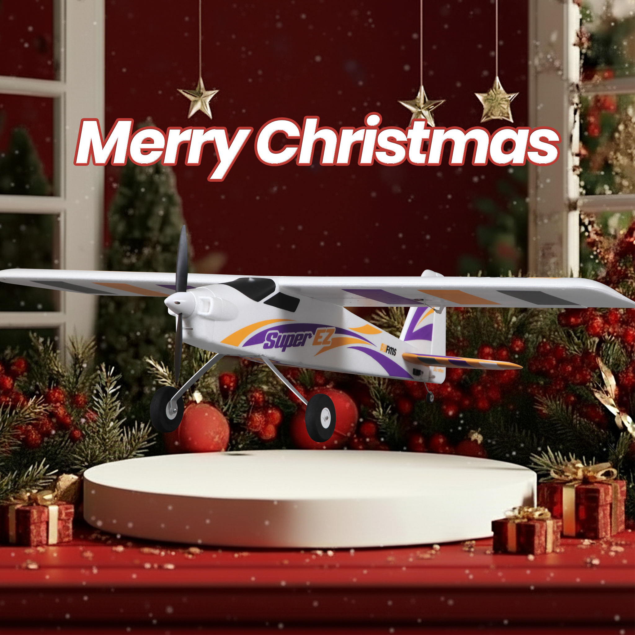 FMS 1220mm Super EZ V4 w/Floats w/Reflex V2 RTF / PNP