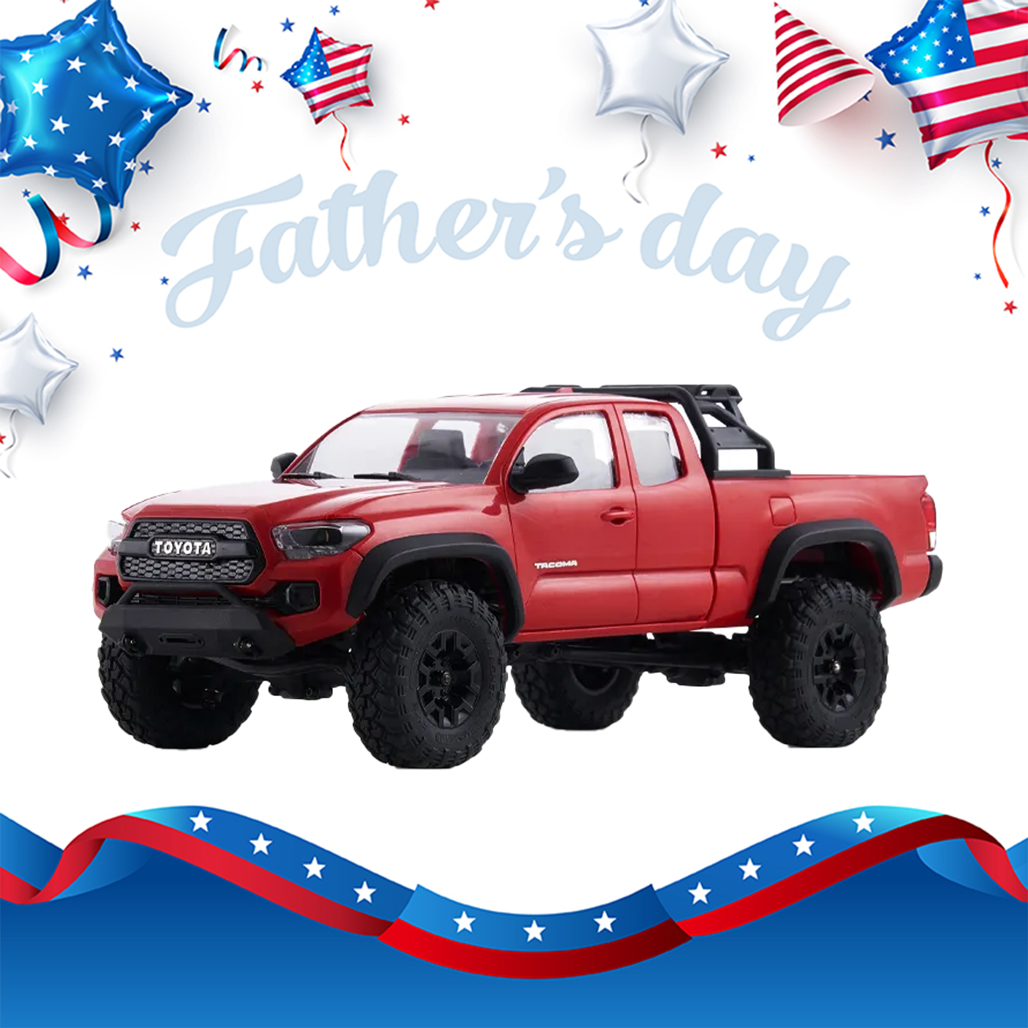 FMS 1:24 FCX24M Toyota Tacoma RTR RC Crawlers-FMS12451RTRRD