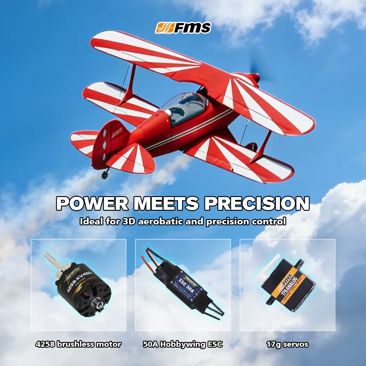 FMS 1400mm Pitts V2 PNP