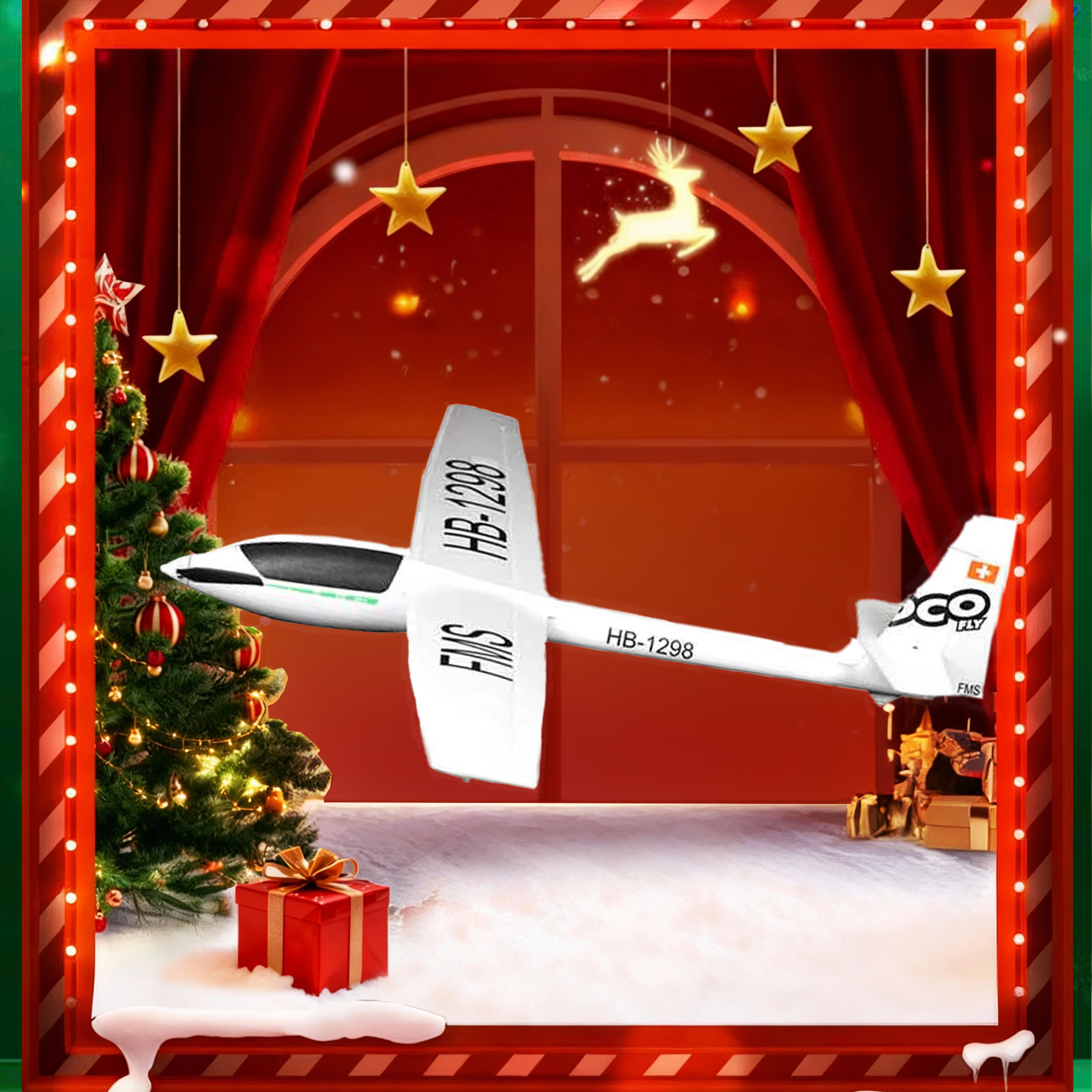 FMS 2500mm ASW-17 EP Glider PNP