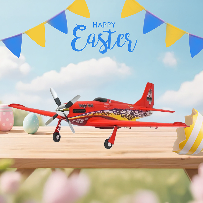 FMS 1100mm P-51D Mustang Dago Red PNP