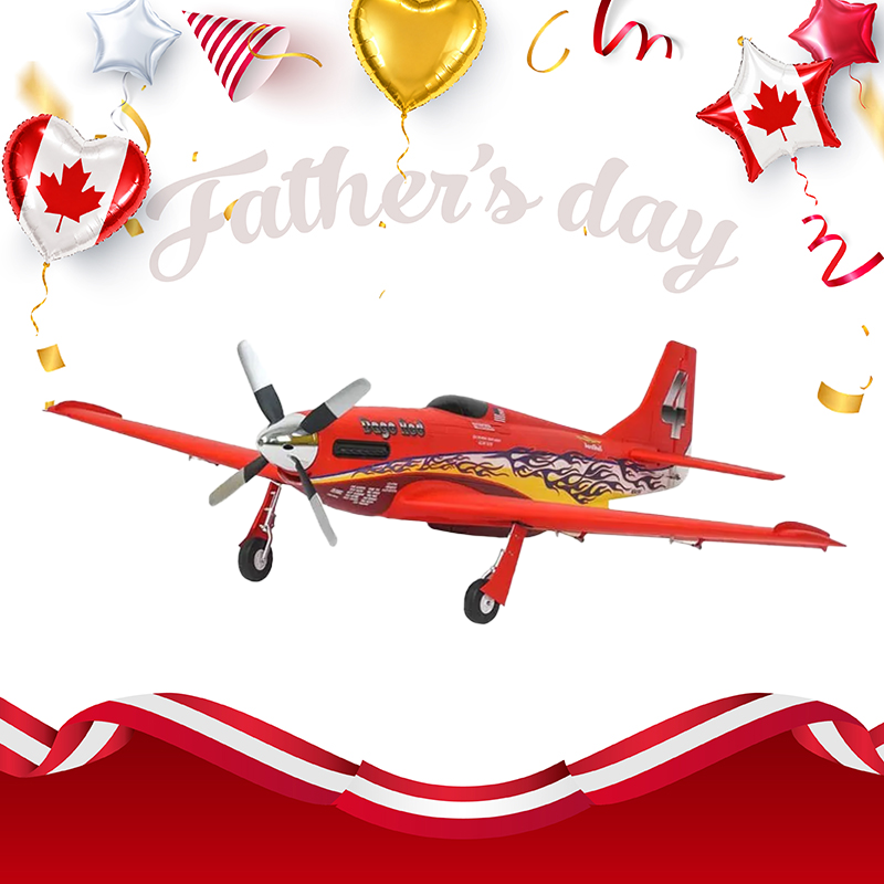 FMS 1100mm P-51D Mustang Dago Red PNP(Only Shipped to Canada)