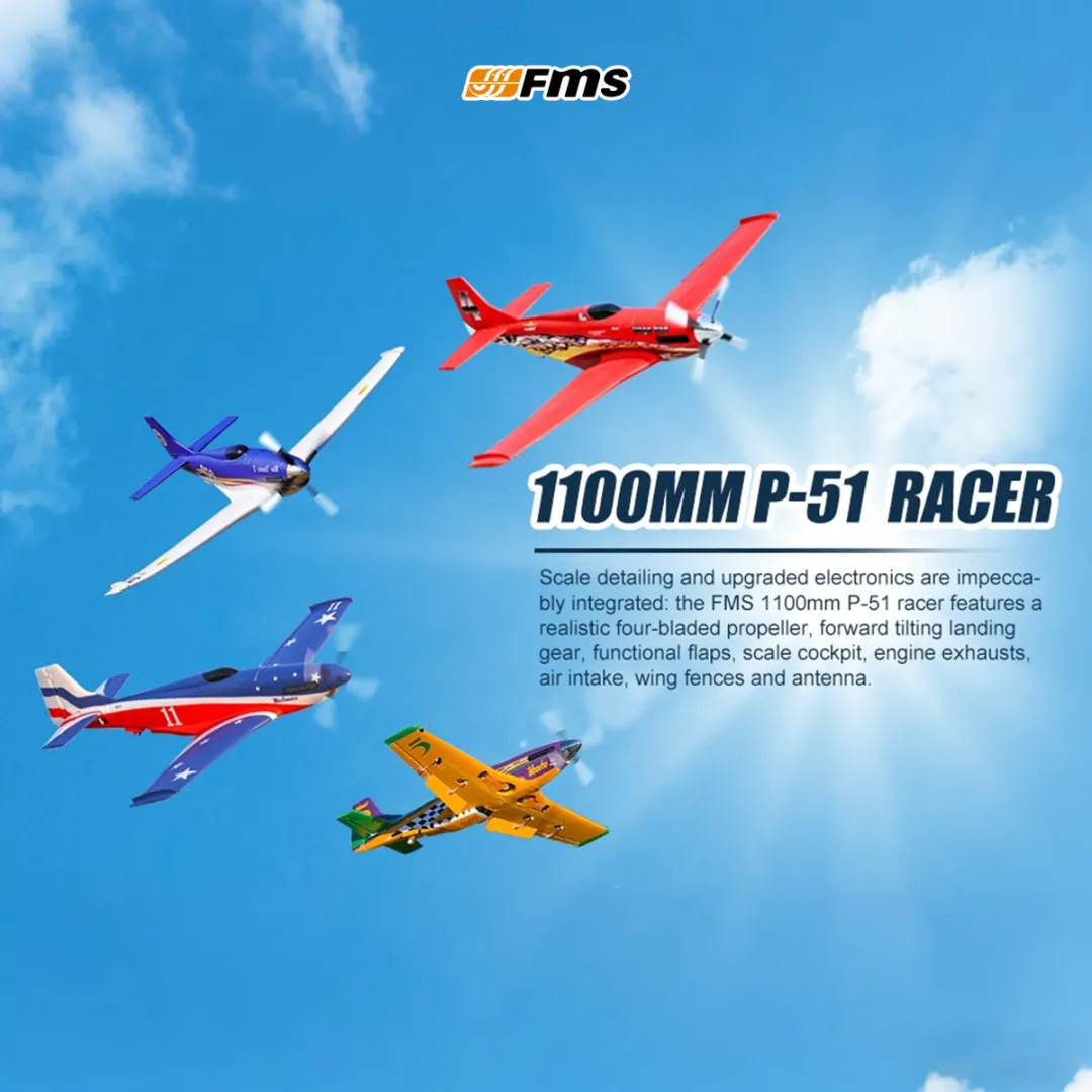 FMS 1100mm P-51 Miss America PNP
