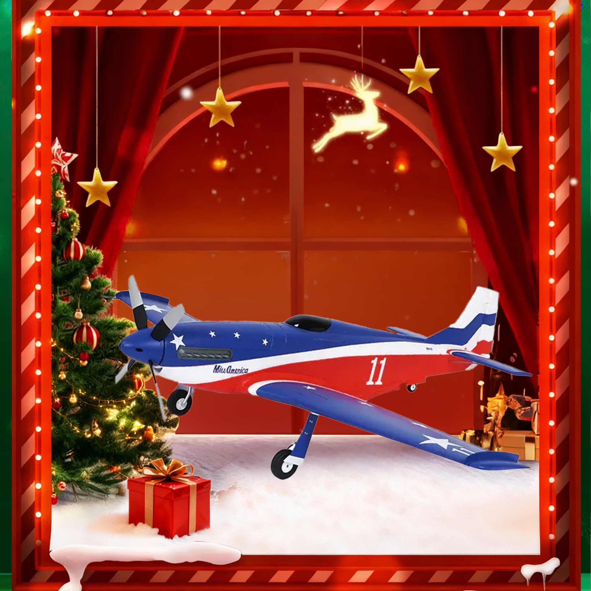 FMS 1100mm P-51 Miss America PNP