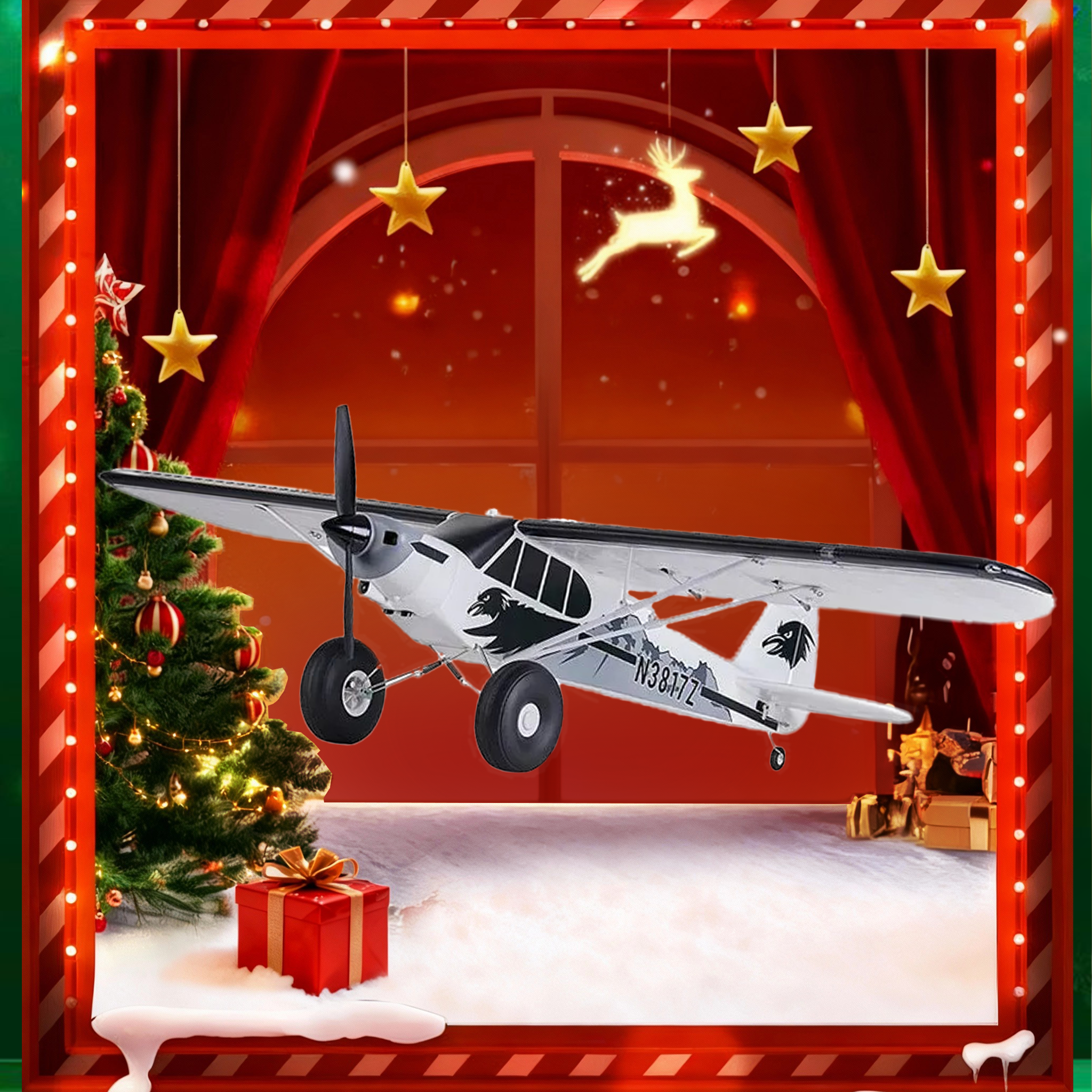 FMS 1300mm PA-18 w/Reflex V3, PNP / RTF 