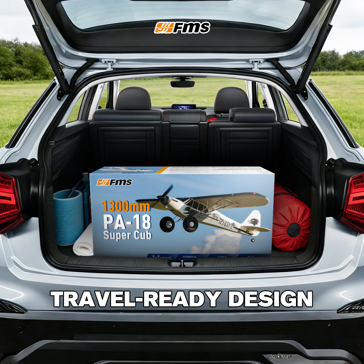 FMS 1300mm PA-18 w/Reflex V3, PNP / RTF 