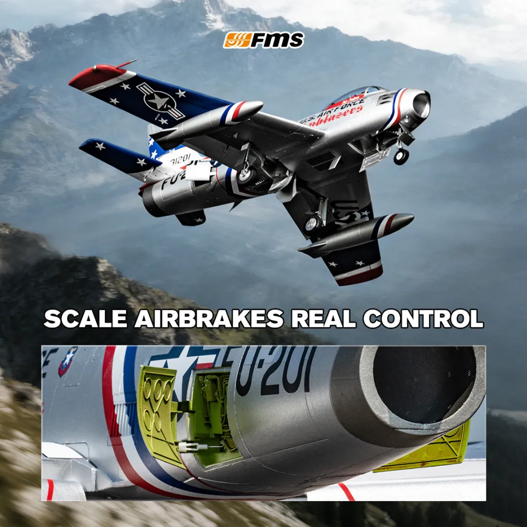 FMS 80mm F-86 Sabre EDF Jet PNP