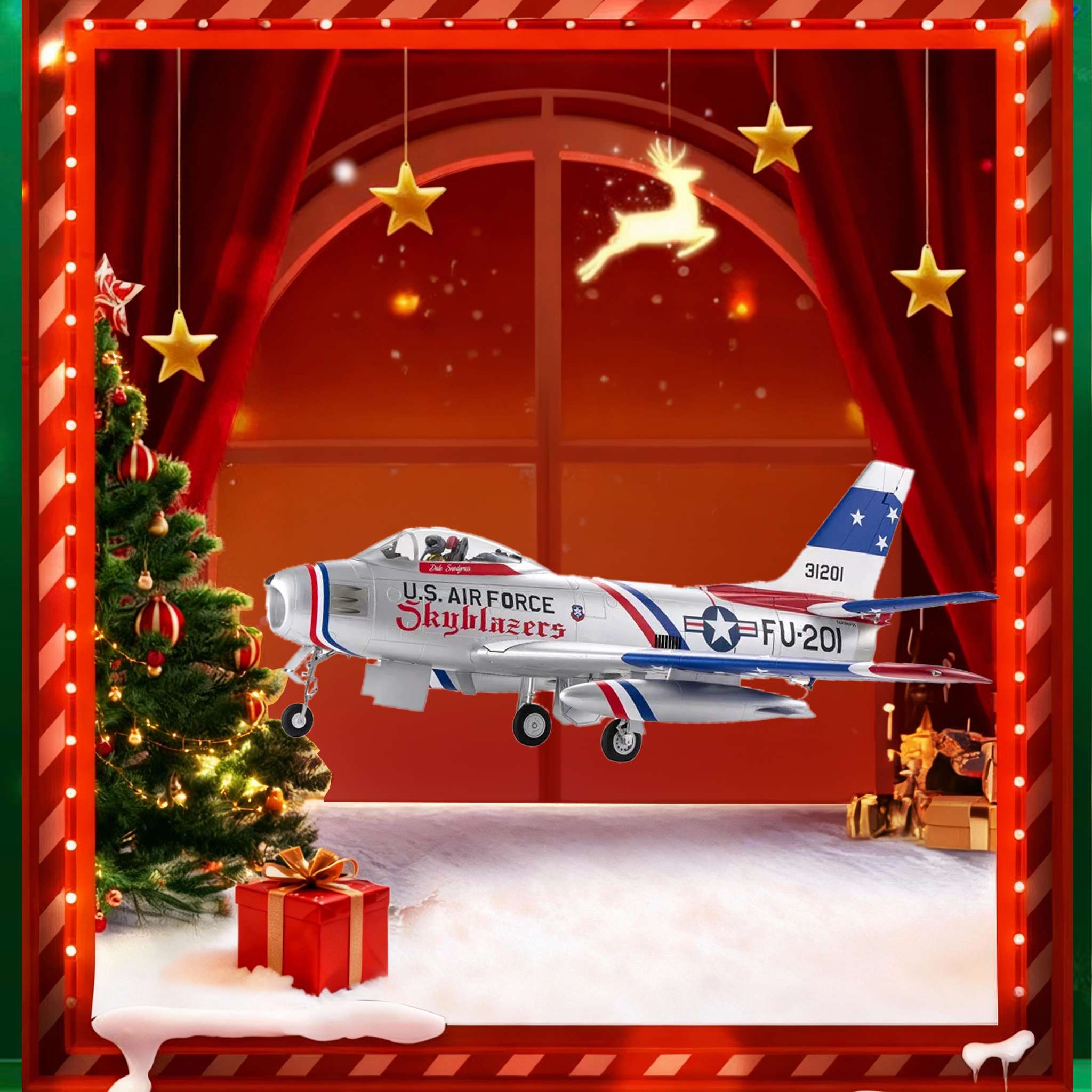 FMS 80mm F-86 Sabre EDF Jet PNP