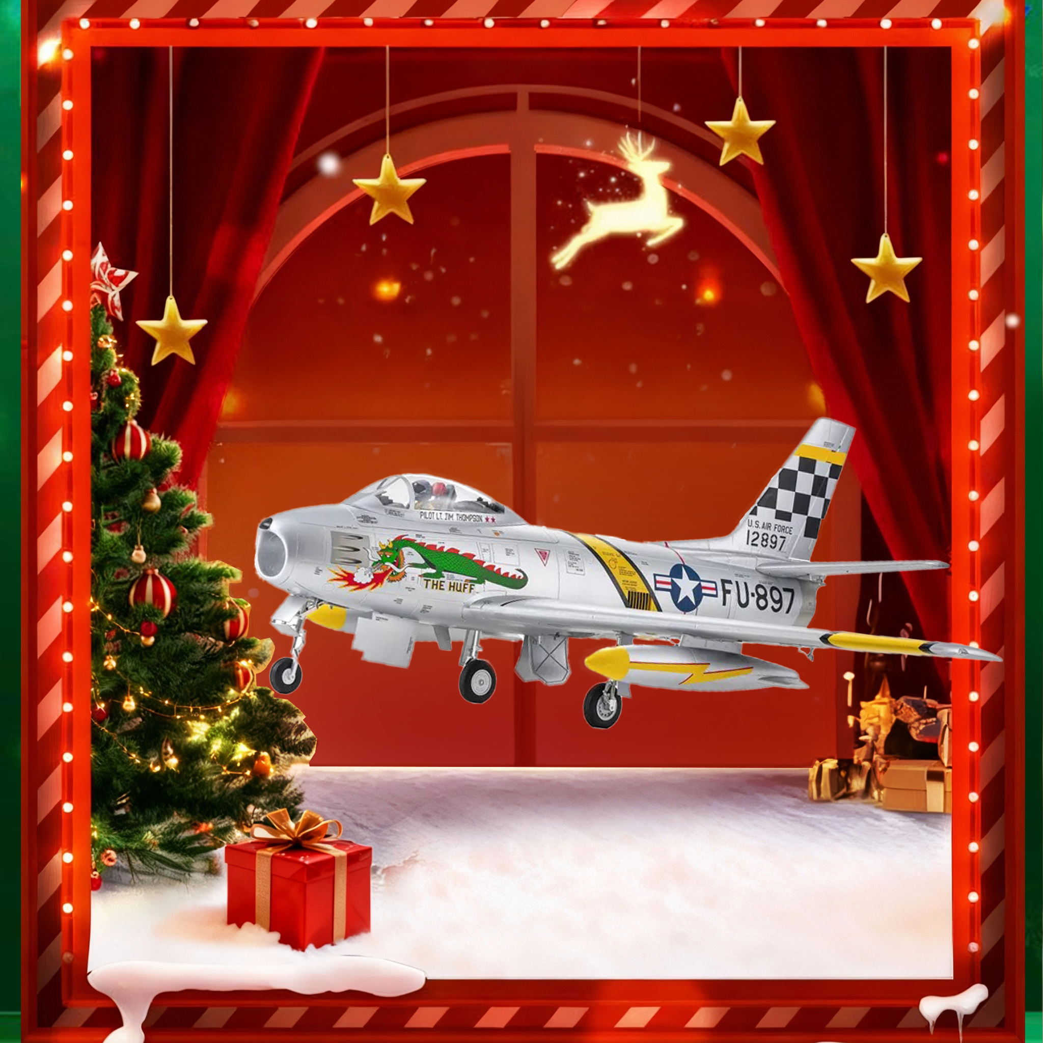 FMS 80mm F-86 Sabre EDF Jet PNP