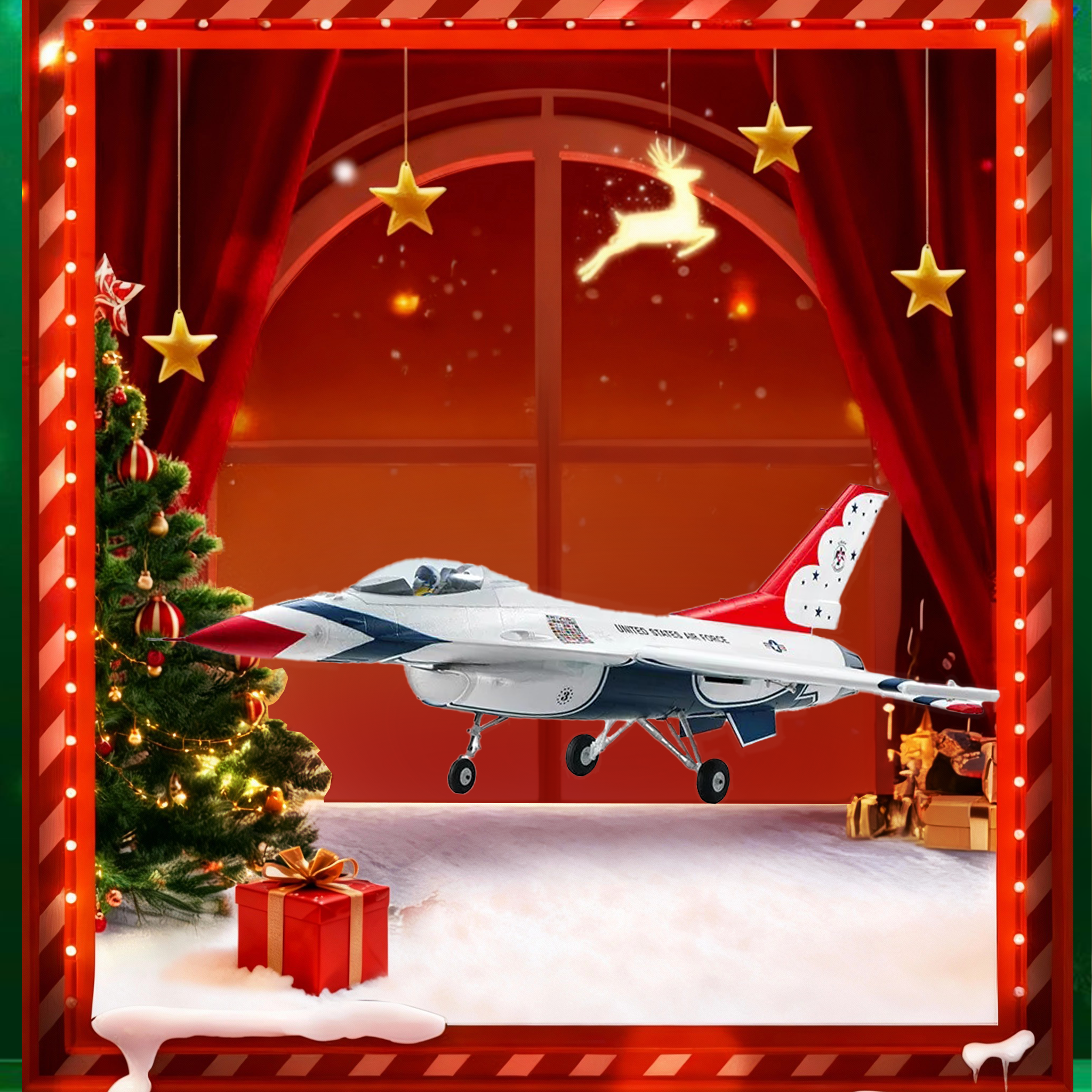 FMS 64mm F-16 Fighting Falcon EDF Jet PNP