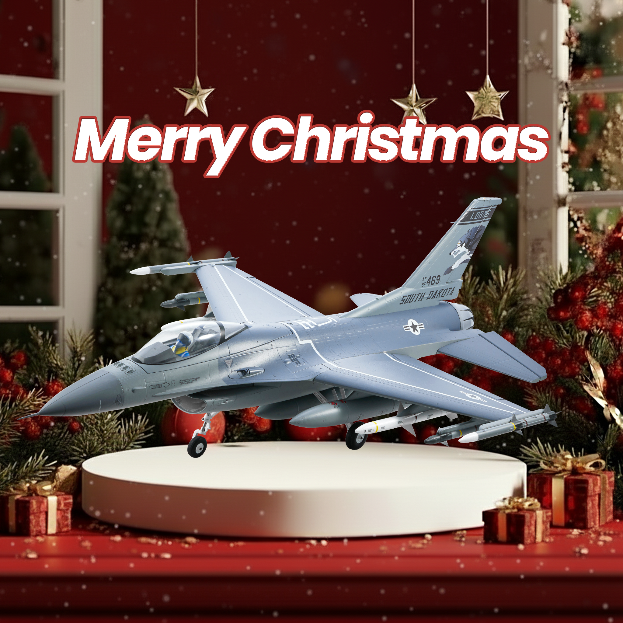 FMS 64mm F-16 Fighting Falcon EDF Jet PNP