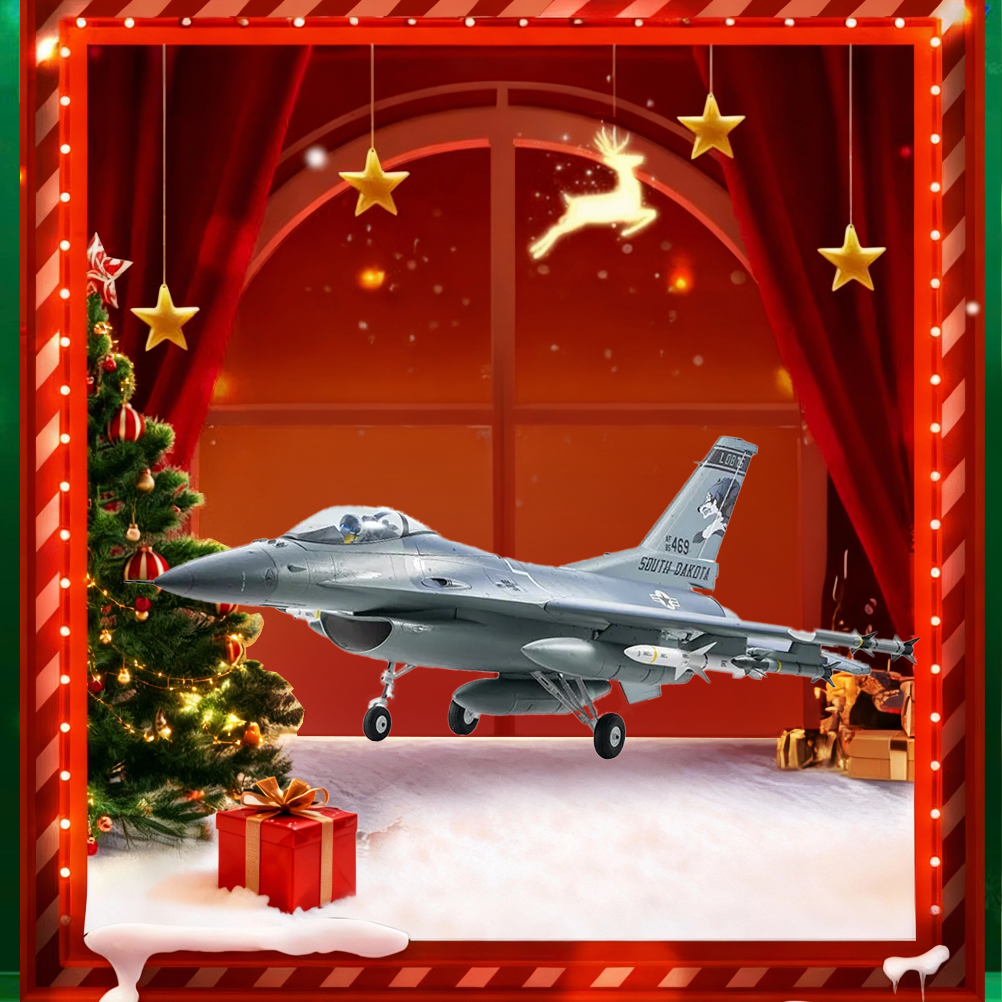 FMS 64mm F-16 Fighting Falcon EDF Jet PNP