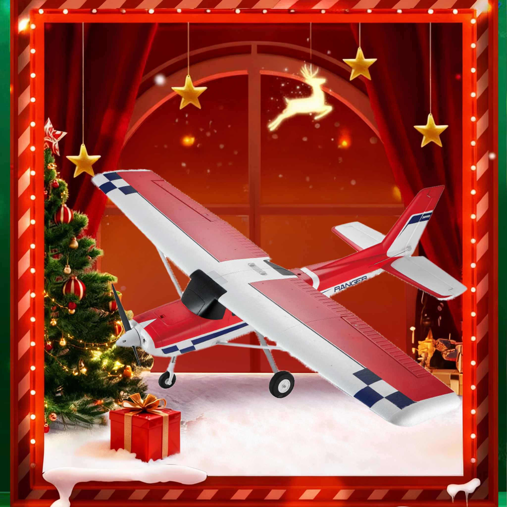 FMS 1220mm Ranger EP V2 with Reflex V3 RTF / PNP Beginner RC Plane