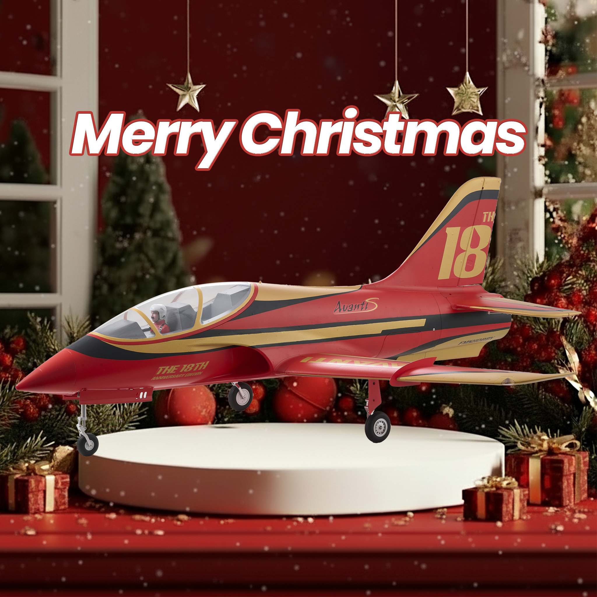 FMS 90mm Avanti EDF Jet PNP 18th Anniversary Edition	 			 			