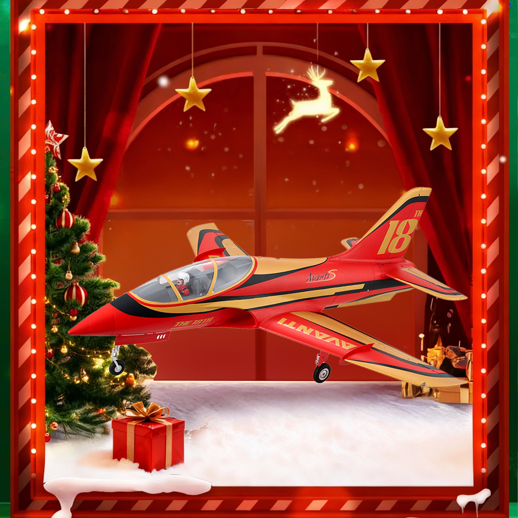 FMS 90mm Avanti EDF Jet PNP 18th Anniversary Edition	 			 			