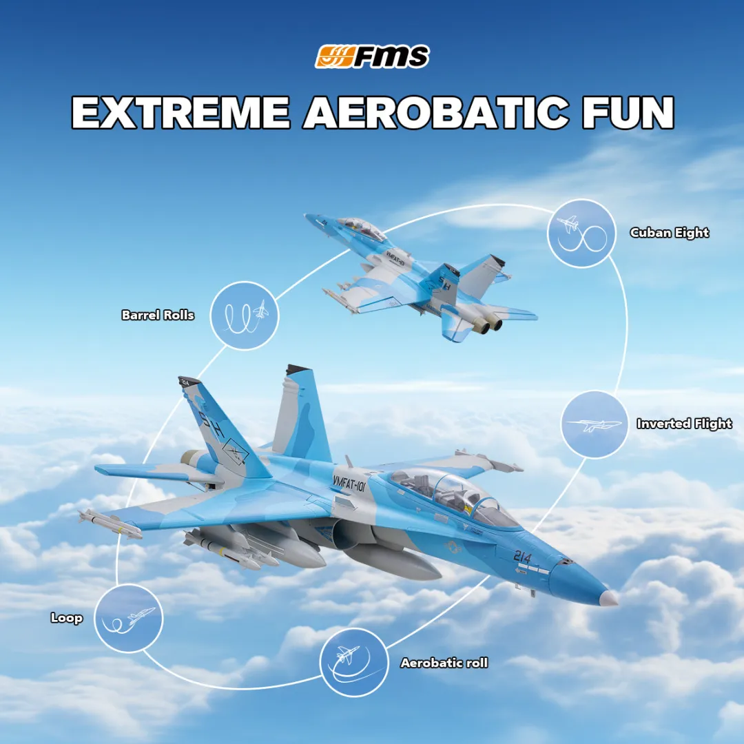 FMS 64mm F/A-18 Hornet EDF Jet PNP/RTF