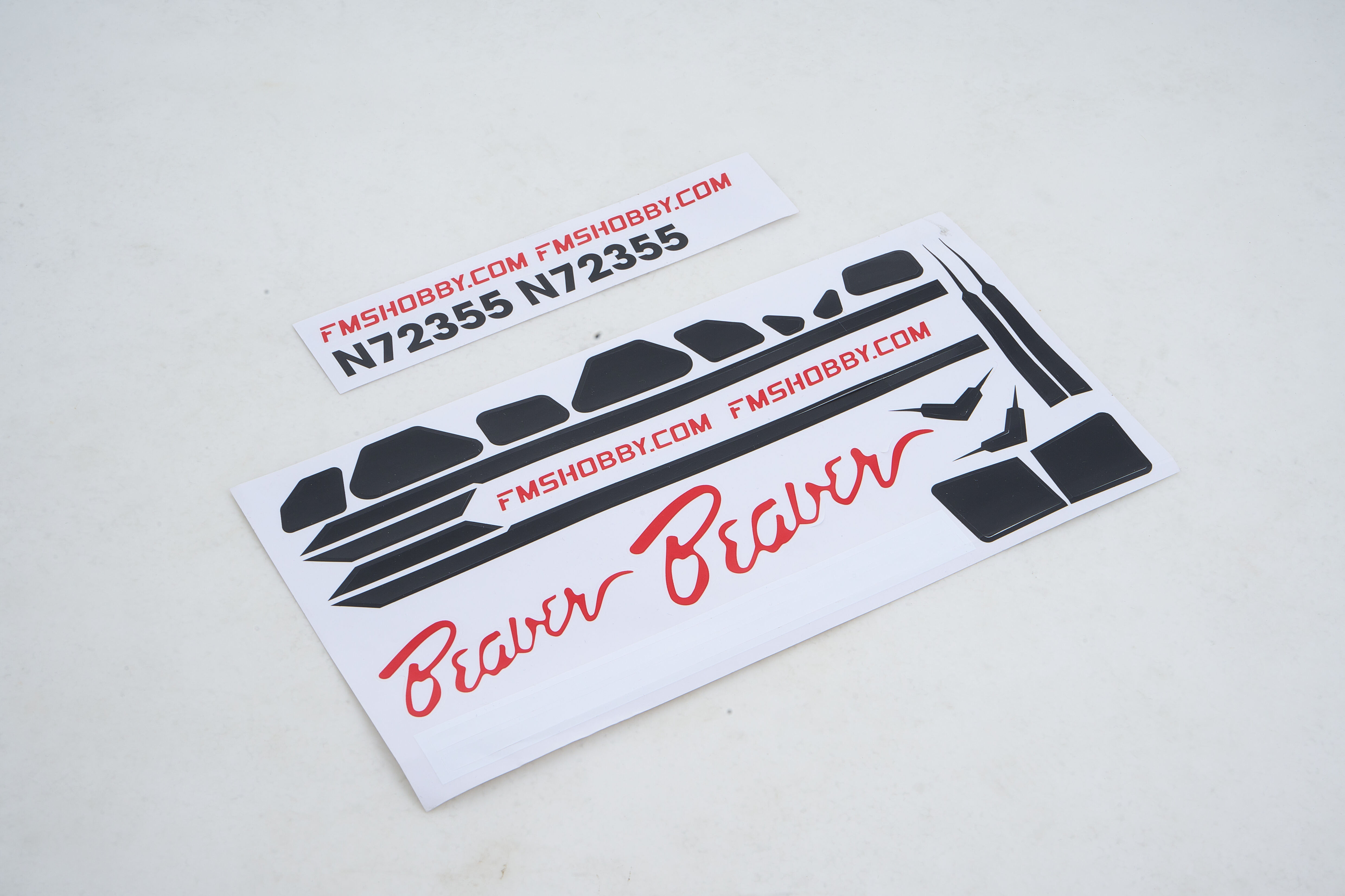 800mm Beaver Decal Sheet Red