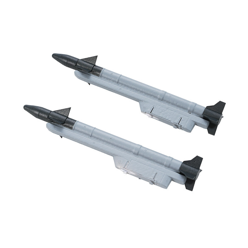 64mm F-16 Missile Set2
（pairing left & right）Battlefield Gray-HOBBY ZONE