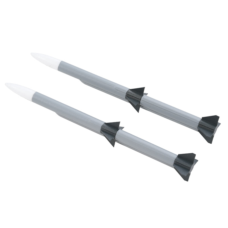 64mm F-16 Missile Set3
（pairing left & right）Battlefield Gray-HOBBY ZONE