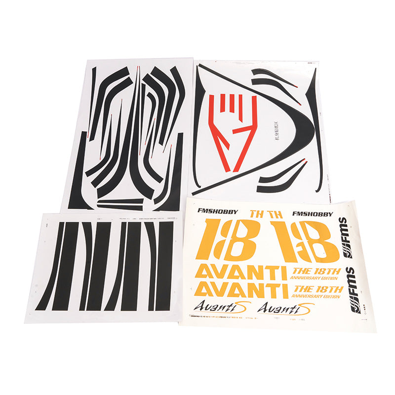 90mm Avanti Decal Sheet-HOBBY ZONE