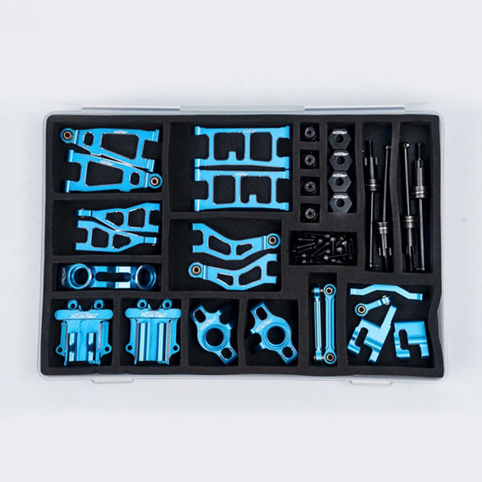 Furitek AluminaSpeed Ultimate Upgrade Combo, 1:18 ARRMA Mojave GROM, Blue-FRU2597