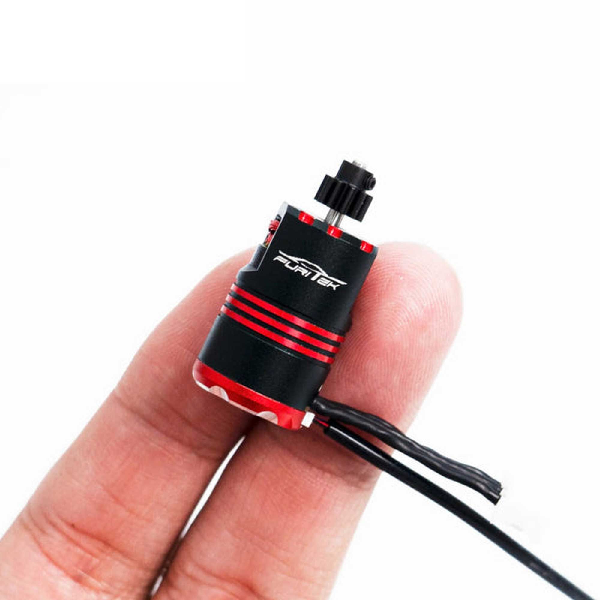 Furitek STORM RAZOR 1524 9500KV 2MM SHAFT WITH 11T STEEL PINION SENSORED BRUSHLESS MOTOR FOR 1:24 MICRO-B-FRU2616