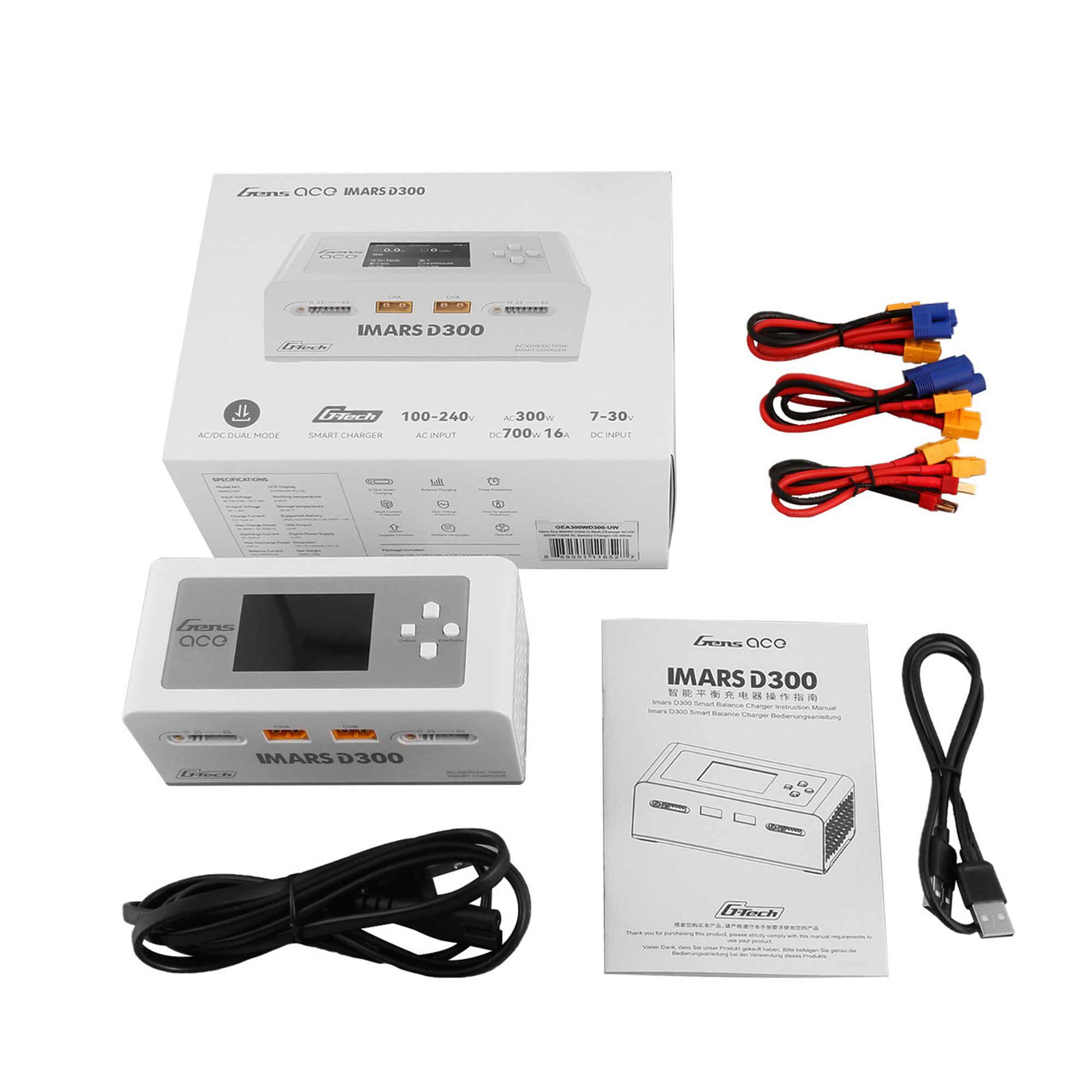 IMARS D300 G-Tech AC/DC 300W/700W Charger White-GEA300WD300UW