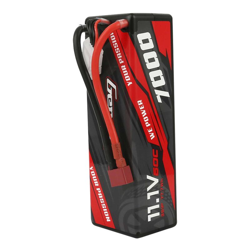 Gens ace 11.1V 7000mAh 3S 60C Hardcase LiPo Battery: Deans-GEA7K3S60D13