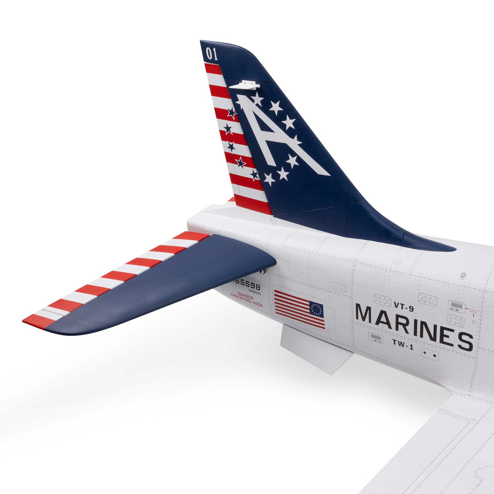 Hangar 9 Hawk/T-45 140-160N ARF with Retract Set and KingTech K-160G4+-HAN13750CRK160