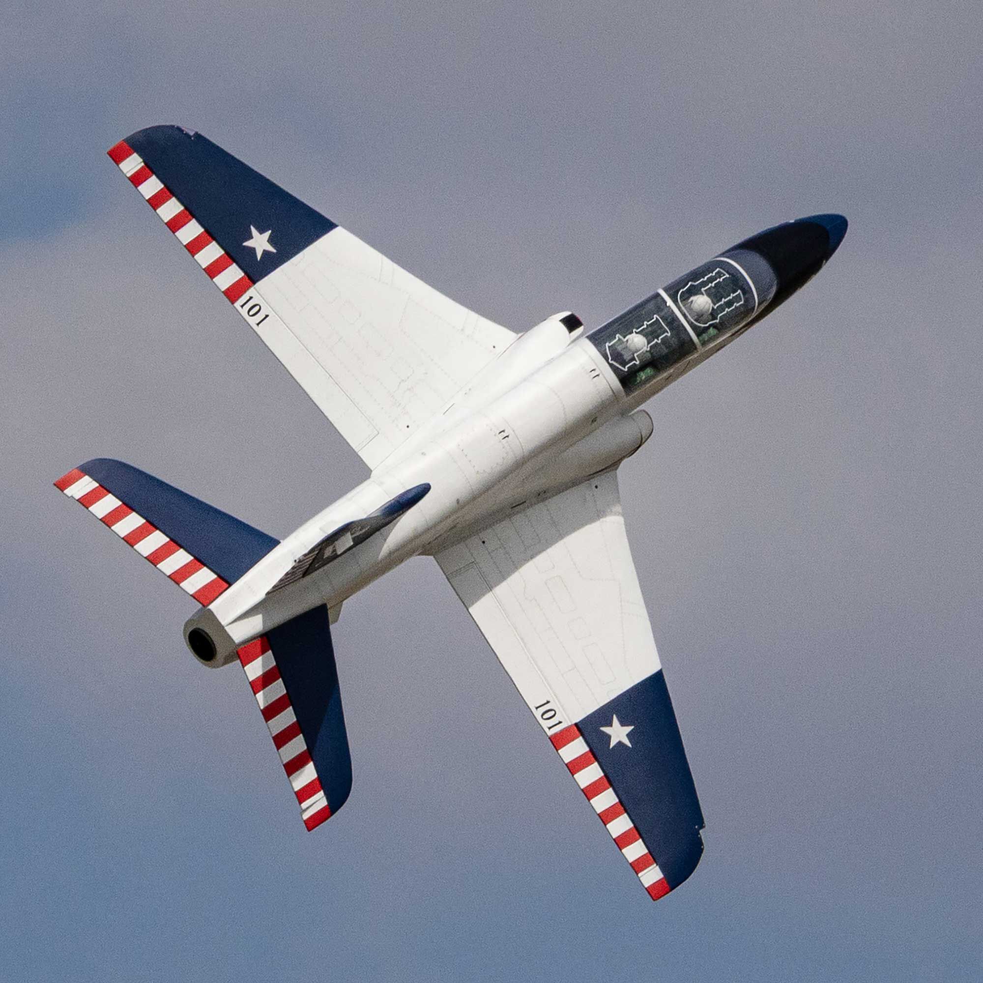 Hangar 9 2464mm Hawk/T-45 140-160N ARF with Retract Set, KingTech K-160G4+ &Spektrum Servos-HAN13750CRSK160