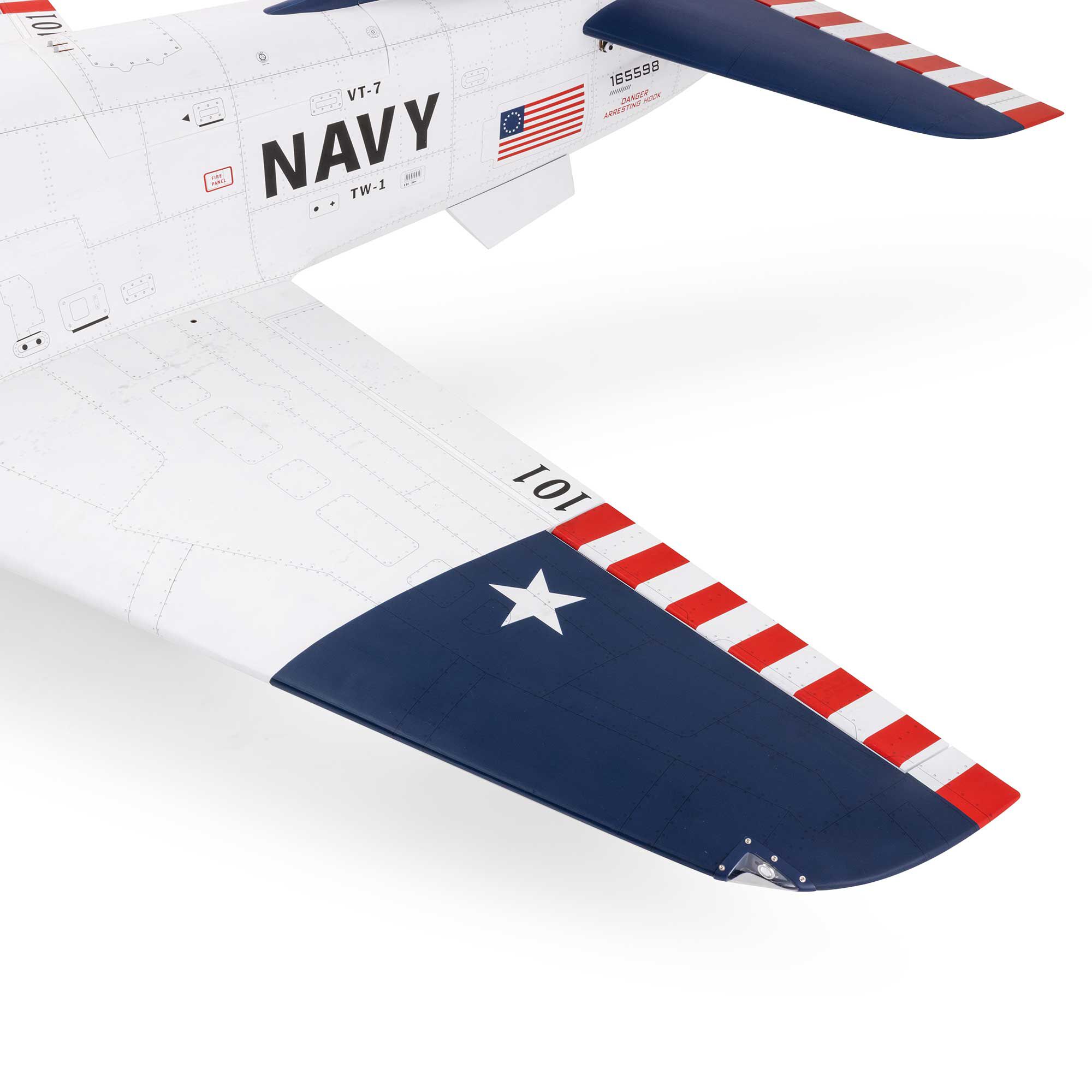 Hangar 9 2464mm Hawk/T-45 140-160N ARF with Retract Set, KingTech K-160G4+ &Spektrum Servos-HAN13750CRSK160