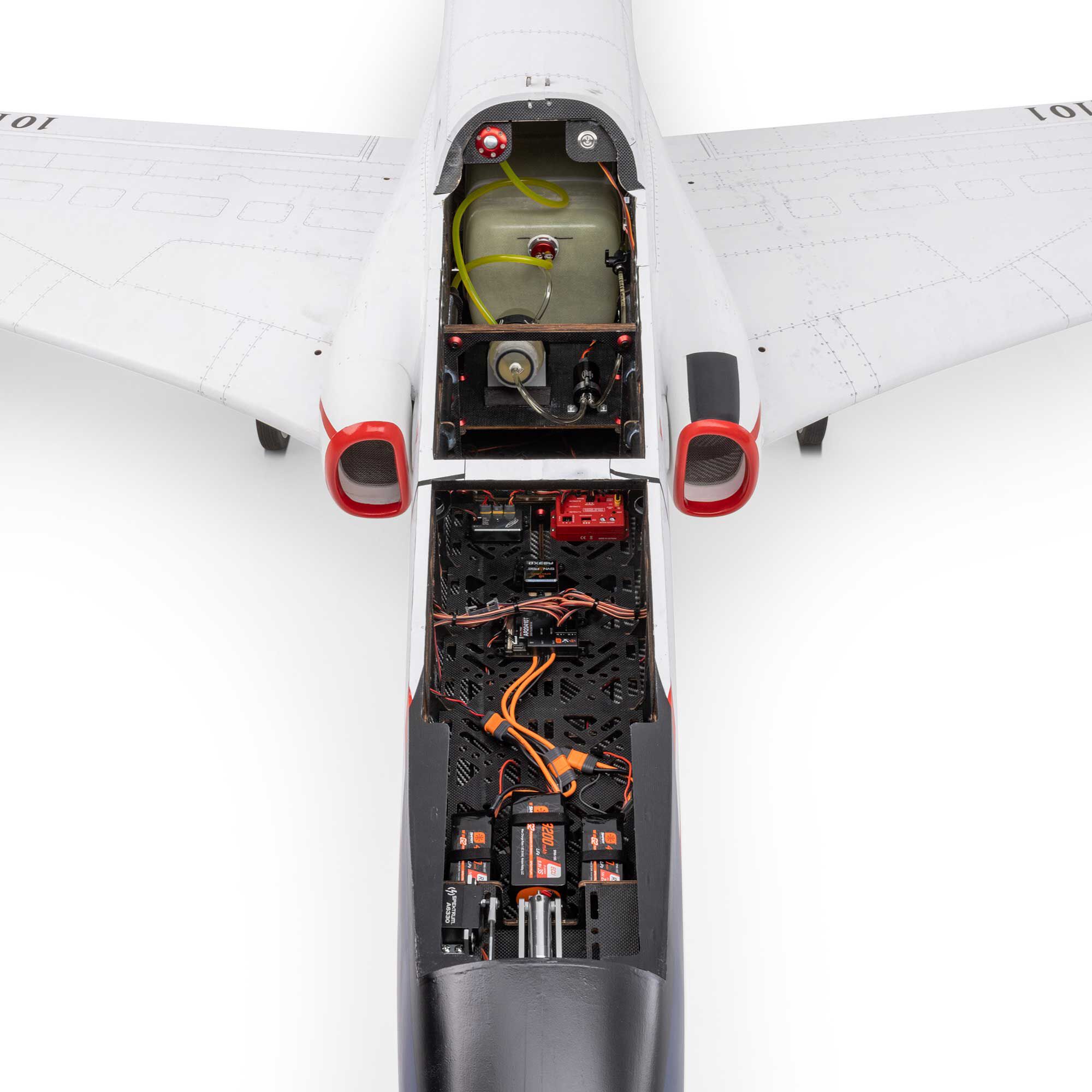 Hangar 9 2464mm Hawk/T-45 140-160N ARF with Retract Set, KingTech K-160G4+ &Spektrum Servos-HAN13750CRSK160