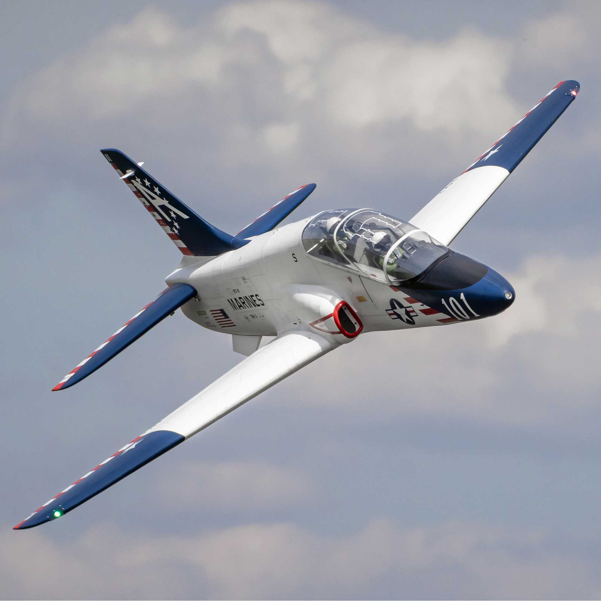 Hangar 9 2464mm Hawk/T-45 140-160N ARF with Retract Set, KingTech K-160G4+ &Spektrum Servos-HAN13750CRSK160