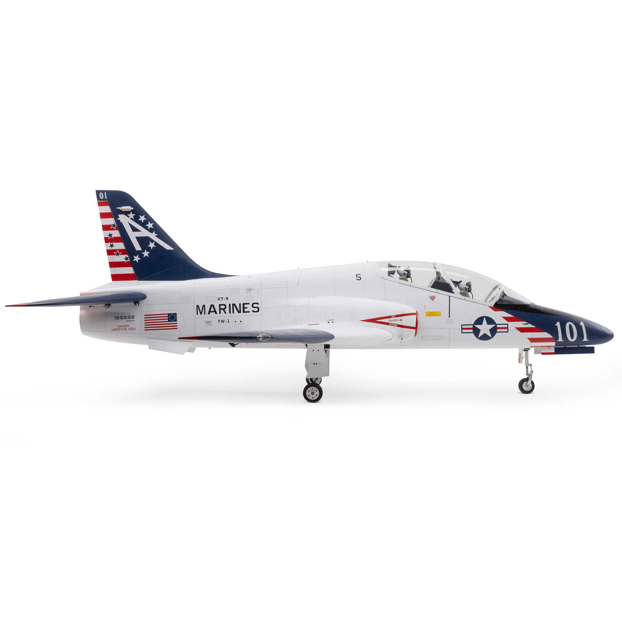 Hangar 9 2464mm Hawk/T-45 140-160N ARF with Retract Set, KingTech K-160G4+ &Spektrum Servos-HAN13750CRSK160