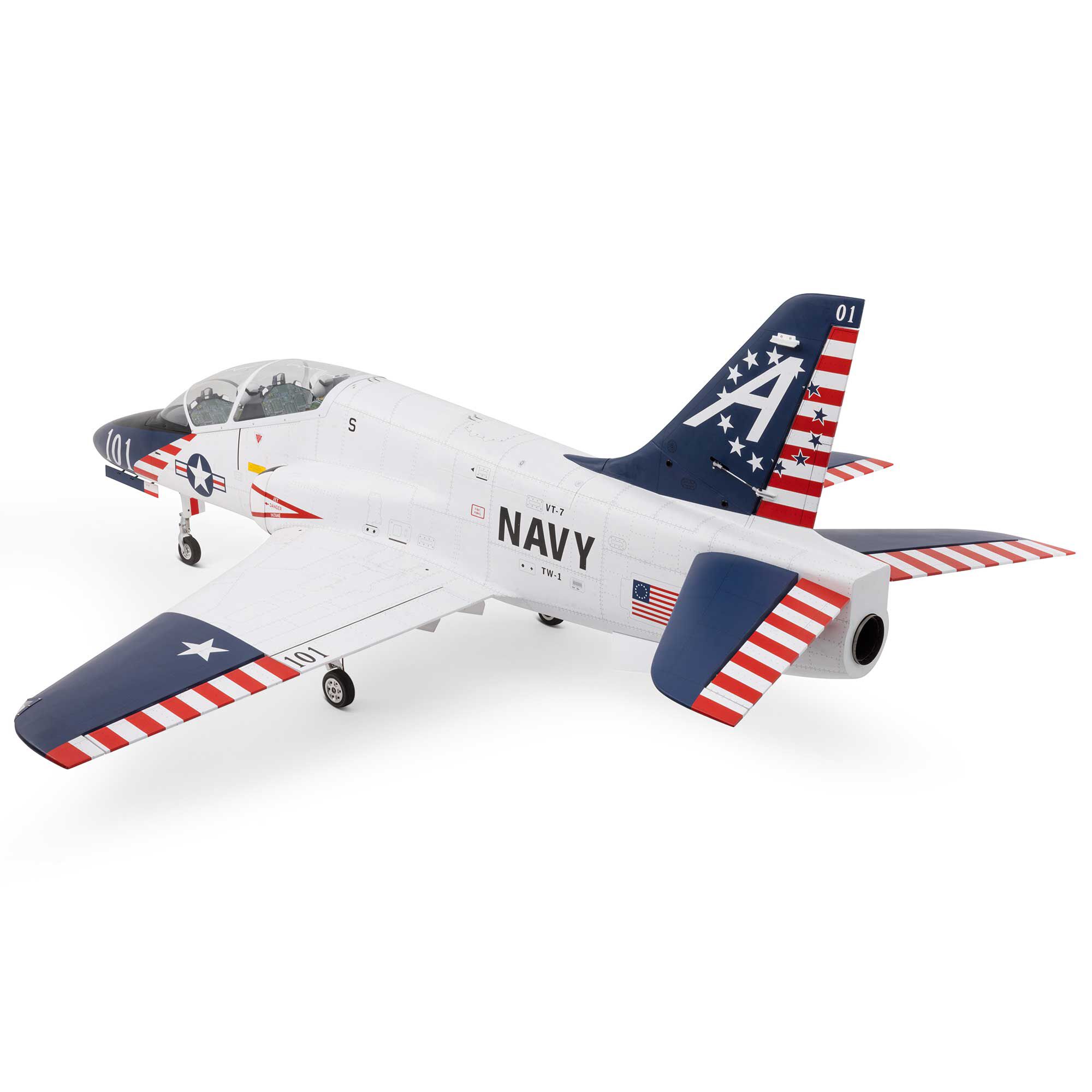 Hangar 9 2464mm Hawk/T-45 140-160N ARF with Retract Set, KingTech K-160G4+ &Spektrum Servos-HAN13750CRSK160