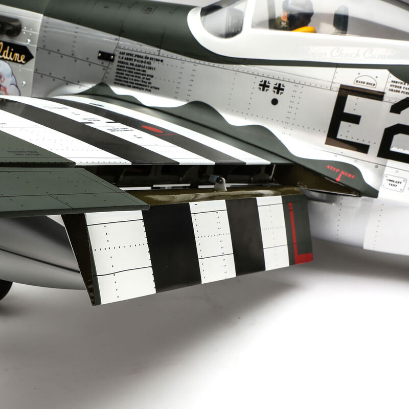 Hangar 9 P-51D Mustang 20cc ARF, 69.5" with E-flite Electric Retract Set-HAN2820BR